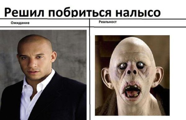 Шутки про лысых