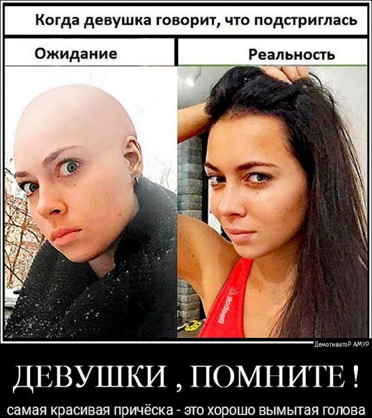 Девушка ожидание и реальность