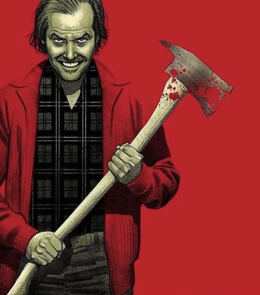 Джек Николсон сияние арт