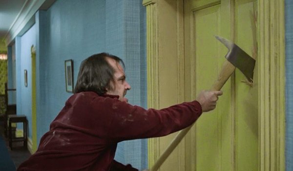 Джек Николсон сияние дверь