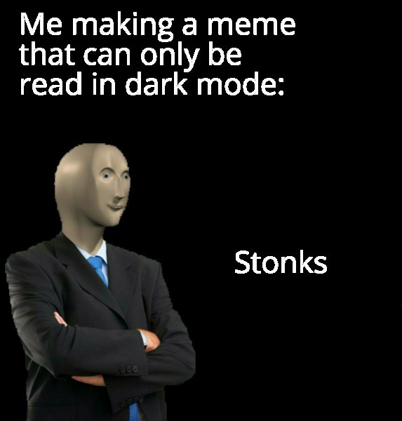 Человек Stonks
