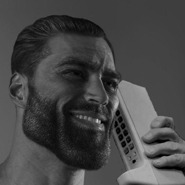 Мужик с большим подбородком