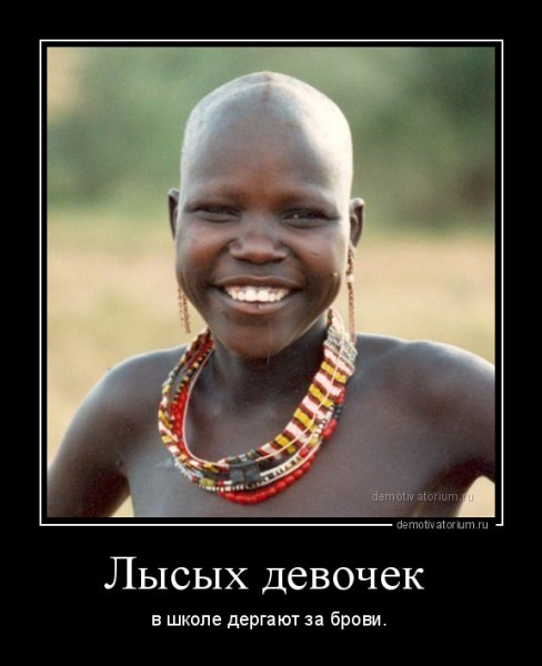 Лысина демотиваторы