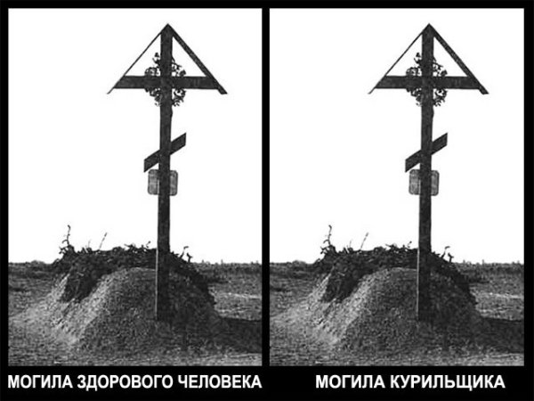 Здорового человека курильщика