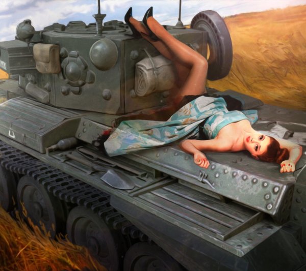 Девушка танкист World of Tanks