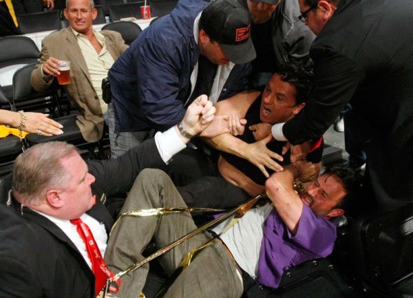 Драка в британском парламенте