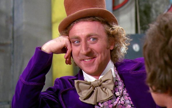 Вилли Вонка ну давай расскажи мне
