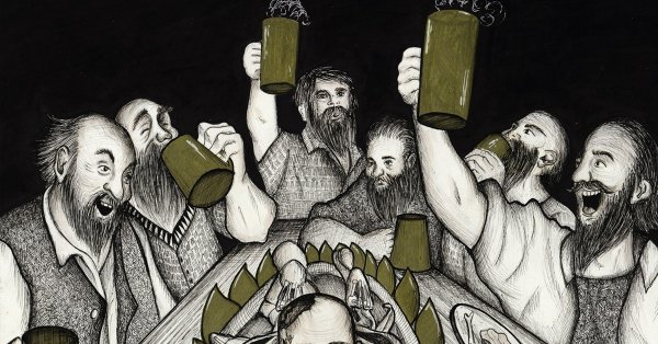 Ели мясо мужики Король и Шут арт