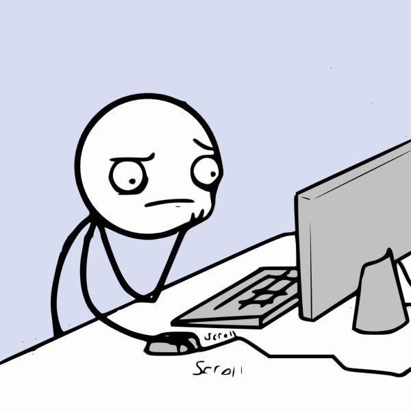 Мем сидит за компом