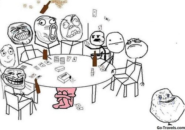 Мем за столом