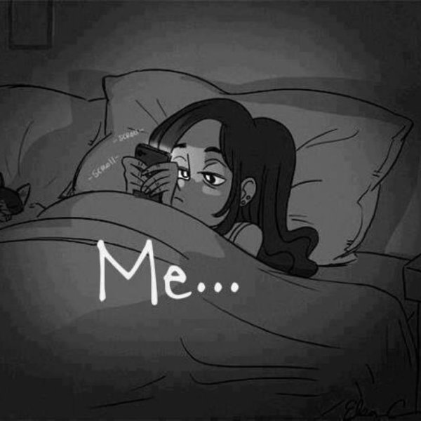 Спит в кровати Мем