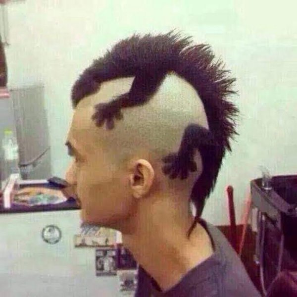 Смешные прически мужские