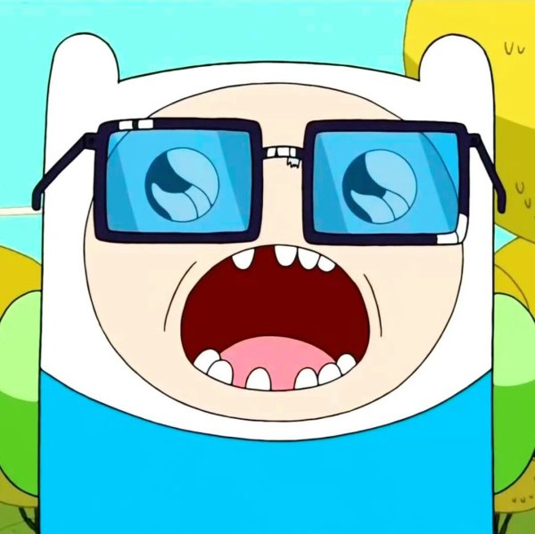 Фин в очках