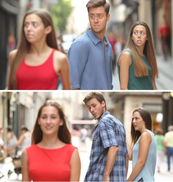 Мемы с известными картинами