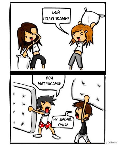 Смешные комиксы