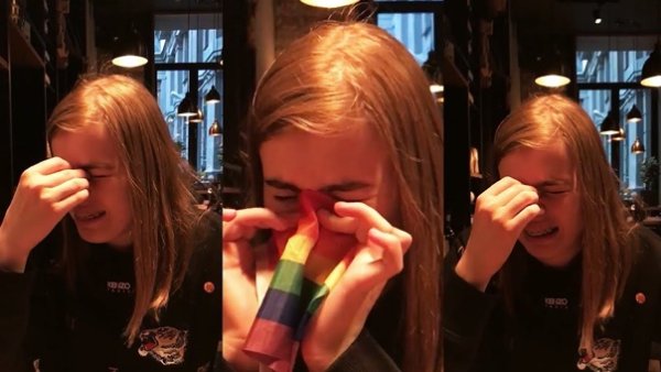 Мем ЛГБТ девушка