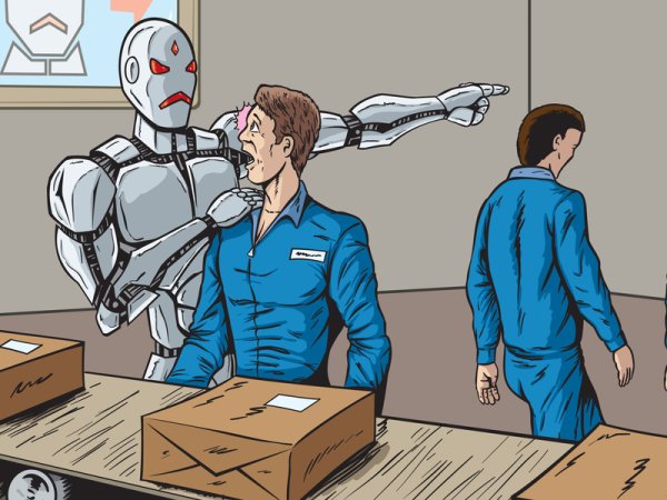 Человека превращают в робота