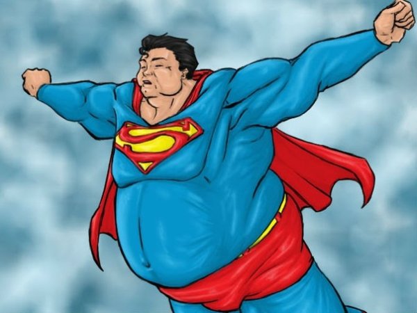 Толстый Супермен