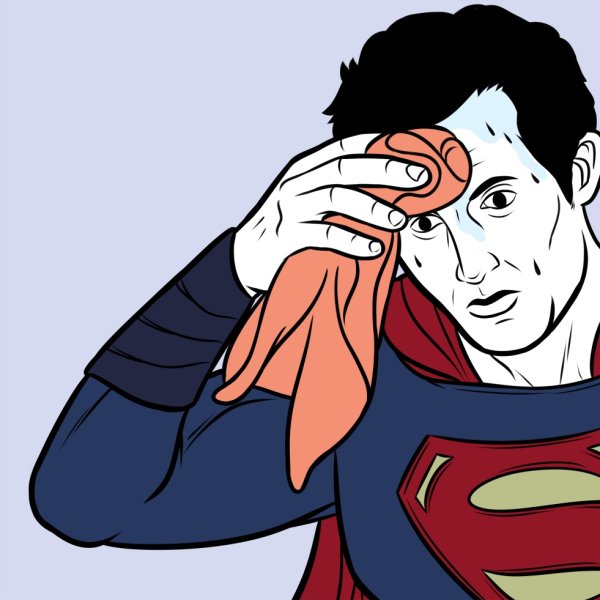 Супермен думает