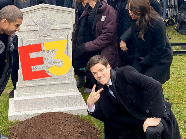 Грант Гастин у могилы