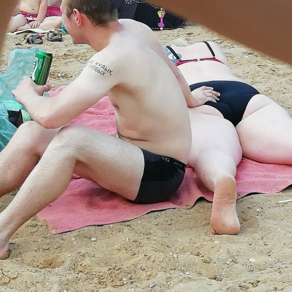 Приколы на пляже