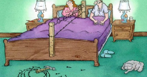 Кровать карикатура