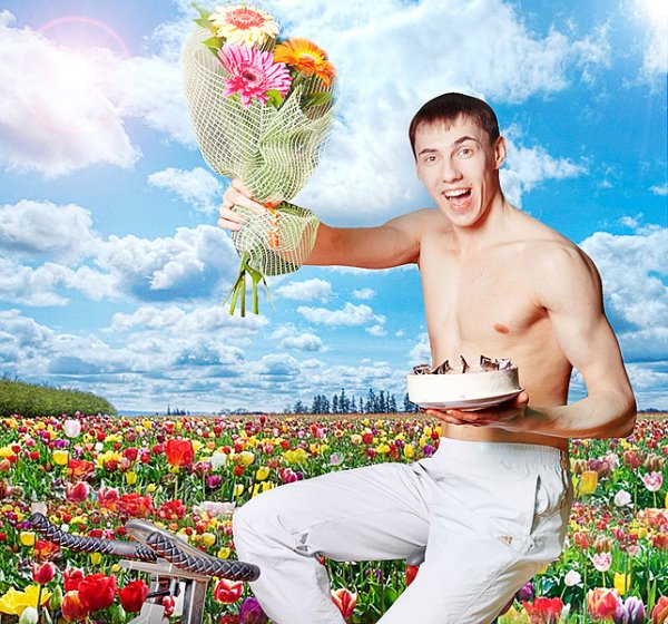 Мужики и цвета