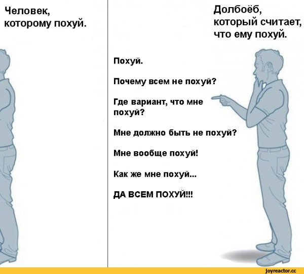 Человек которому похуй Мем