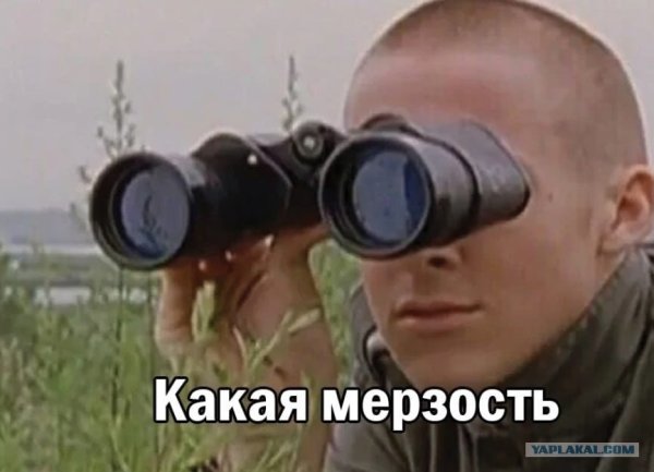 Ну и мерзость Мем с биноклем