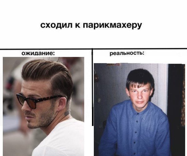 Стрижка ожидание реальность