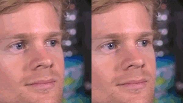 Моргающий белый парень