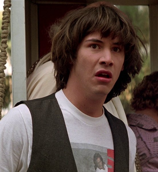 Удивленный Киану Ривз