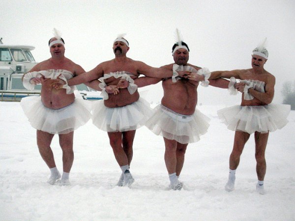 Костюм маленьких лебедей