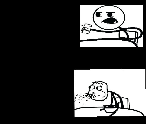 Чувак с хлопьями Мем