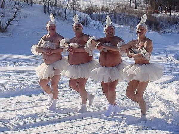 Танцы зимой