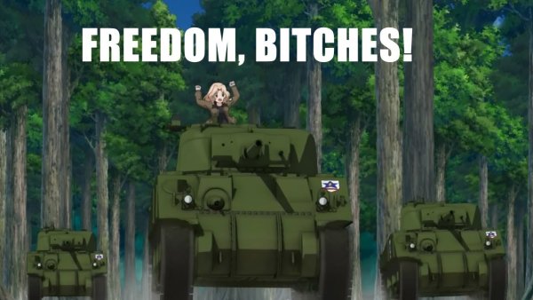 Girls und Panzer Королевская битва