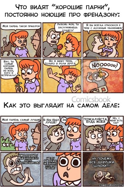 Комиксы про френдзону