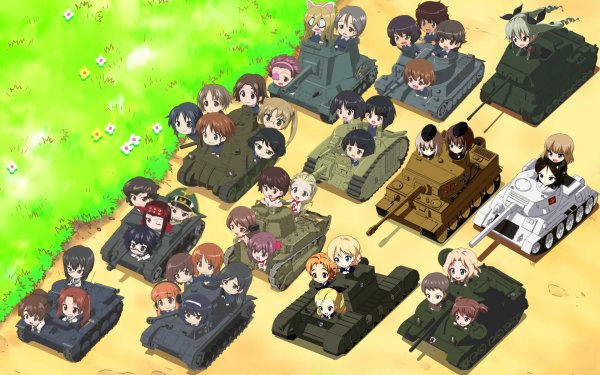 Академия Мажино girls und Panzer