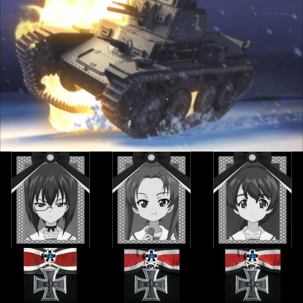 Girls und Panzer школоносец