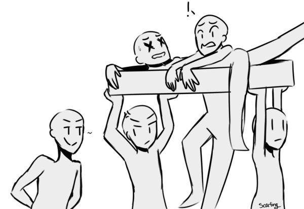 Прикольные позы для рисования