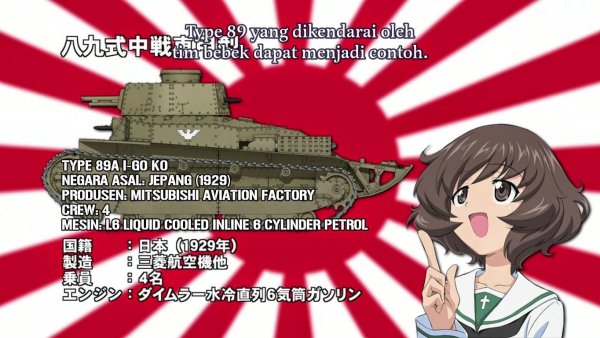 Юкари Акияма с танком