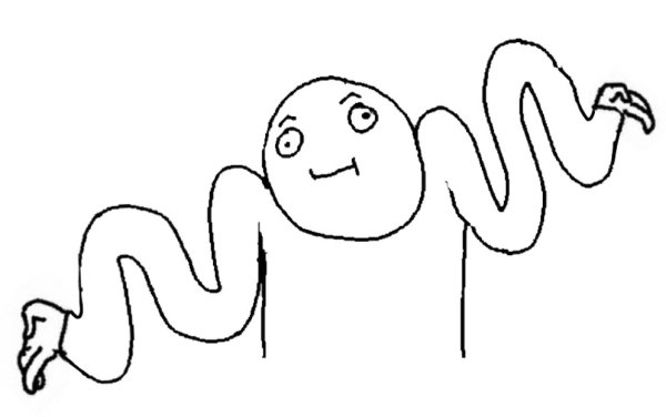 Человек пожимает плечами Мем