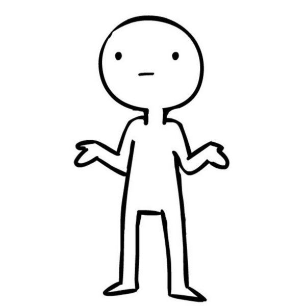 Человечек пожимает плечами