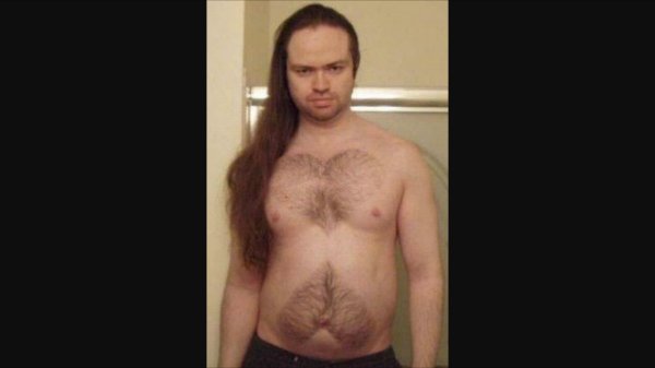 Длинные волосы у мужчин прикол