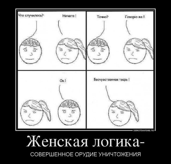 Смешные шутки про женскую логику