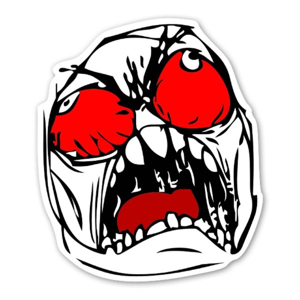 Рейдж фейс злой