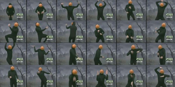 Нихуя Мем чувак с тыквой на голове