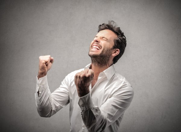 Счастливый мужчина