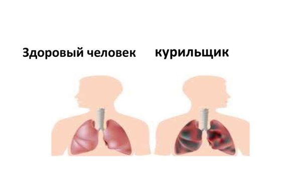 Здорового человека курильщика