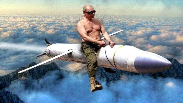 Путин улетает на ракете